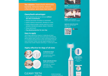 Cleany Teeth Ultrasonic Toothbrush Starter Pack 2.0 – Advanced Tartar Removal, 2024 Model
