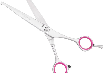 Geib Entree Ball Tip Curved Grooming Scissors 6.5" – Japanese Steel, Safe Design