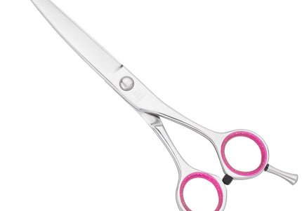 Geib Entree Ball Tip Curved Grooming Scissors 6.5" – Japanese Steel, Safe Design