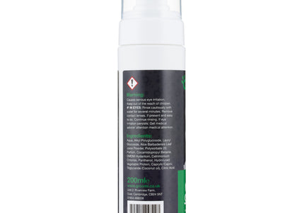 Groomi No Rinse Foam Shampoo 200ml – Quick-Clean Waterless Formula, Gentle on Coats