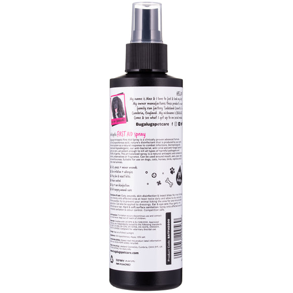 Bugalugs Antiseptic First Aid Spray 200ml – Fast-Acting Skin Relief and Cleansing Formula