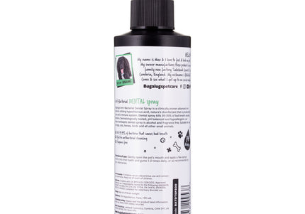 Bugalugs Anti-Bacterial Dental Spray 200ml – Oral Hygiene Formula, Fast-Acting Fresh Breath Solution