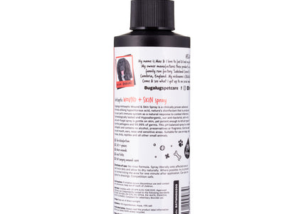 Bugalugs Antiseptic Wound and Skin Spray 200ml – Fast-Acting Healing Formula for Minor Cuts