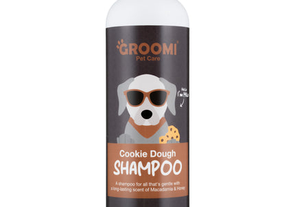 Groomi Cookie Dough Shampoo 500ml – Gentle Cleanser with Honey and Nut Cookie Scent