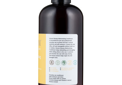 iGroom Banana Conditioner – Moisturizing Formula, Eases Undercoat Removal, 473ml