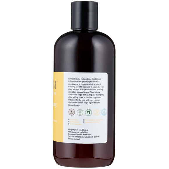 iGroom Banana Conditioner – Moisturizing Formula, Eases Undercoat Removal, 473ml