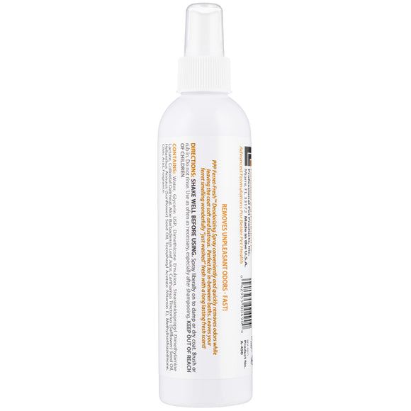PPP Ferret Fresh Spray 237ml – Deodorizing Leave-In Conditioner, No-Rinse Formula, Fresh Scent