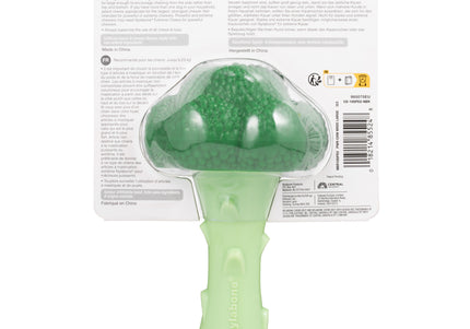 Nylabone Power Chew Broccoli – Hard Chew Toy, Cheese and Bacon Scented, Durable Design