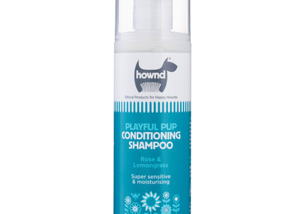 Hownd Playful Pup Conditioning Shampoo – Gentle Nourishing Formula, Concentrate 1:25, 250ml
