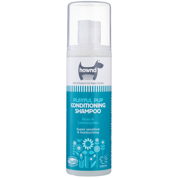 Hownd Playful Pup Conditioning Shampoo – Gentle Nourishing Formula, Concentrate 1:25, 250ml