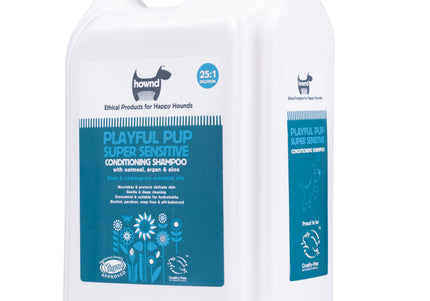 Hownd Playful Pup Conditioning Shampoo – Gentle Nourishing Formula, Concentrate 1:25, 5L