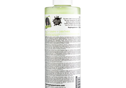 Bugalugs Zingy 2in1 Shampoo and Conditioner – Grapefruit Orange Scent, 250ml, Nourishing Formula