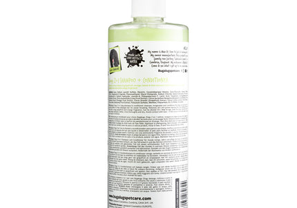 Bugalugs Zingy 2in1 Shampoo – Grapefruit Orange Scented Conditioning Formula, 500ml Bottle