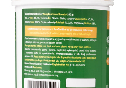 Pokusa Raw Diet Line Vitamin E Powder 300g – Antioxidant Supplement, Easy-Mix Formula