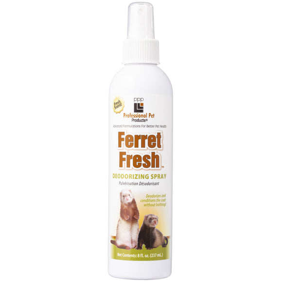 PPP Ferret Fresh Spray 237ml – Deodorizing Leave-In Conditioner, No-Rinse Formula, Fresh Scent