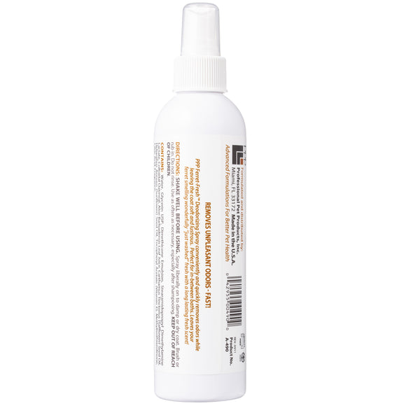 PPP Ferret Fresh Spray 237ml – Deodorizing Leave-In Conditioner, No-Rinse Formula, Fresh Scent