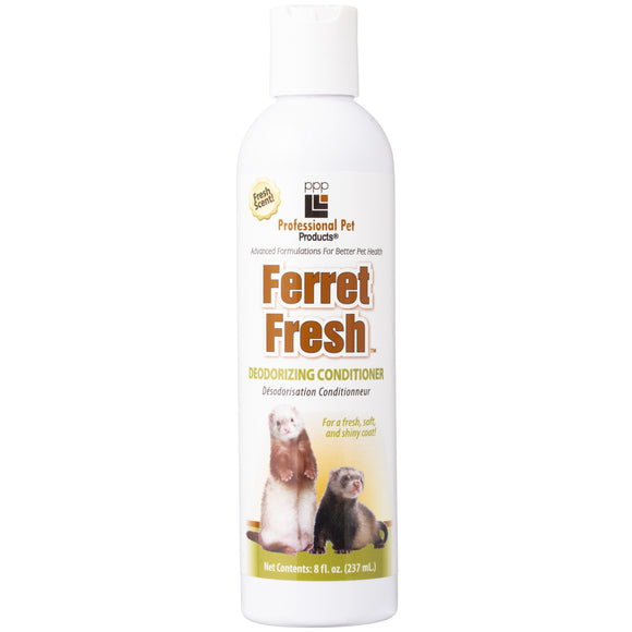 PPP Ferret Fresh Conditioner 237ml – Deodorizing Formula, Eases Combing and Detangles Fur