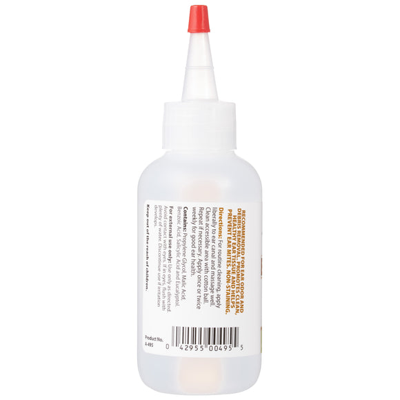 PPP Ferret Ear Cleaner 118ml – Gentle Liquid Formula, Odor-Eliminating and Fast-Acting