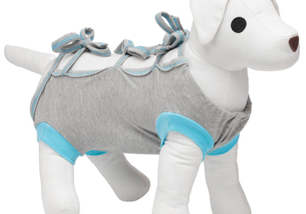 Biglo Recovery Suit Grey – Soft Post-Surgery Protective Garment, 20cm Length