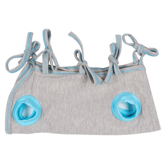 Biglo Recovery Suit Grey – Soft Post-Surgery Protective Garment, 20cm Length