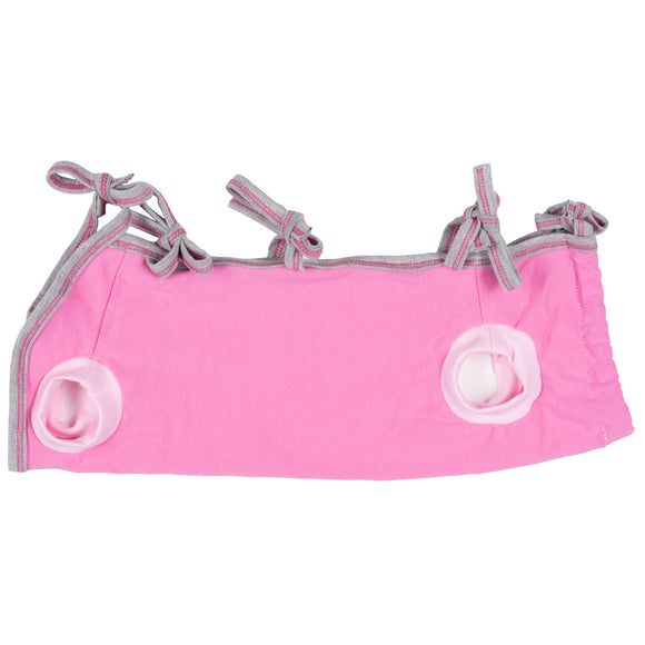 Biglo Recovery Suit Pink – Soft 30cm Post-Surgery Garment, Breathable and Comfortable