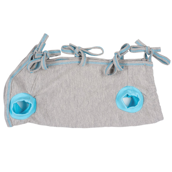 Biglo Recovery Suit Grey – Soft Post-Surgery Protective Garment, 25cm, Breathable Fabric