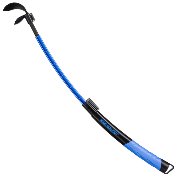 Kiwi Walker Telescopic Ball Launcher – Adjustable Length, Fits Multiple Ball Sizes, Blue