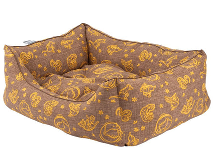 Kiwi Walker & Friends Sofa Pet Bed Brown – Lightweight Soft Cushion, Medium Size Comfort