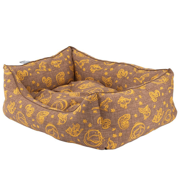 Kiwi Walker & Friends Sofa Pet Bed Brown – Lightweight Soft Cushion, Medium Size Comfort