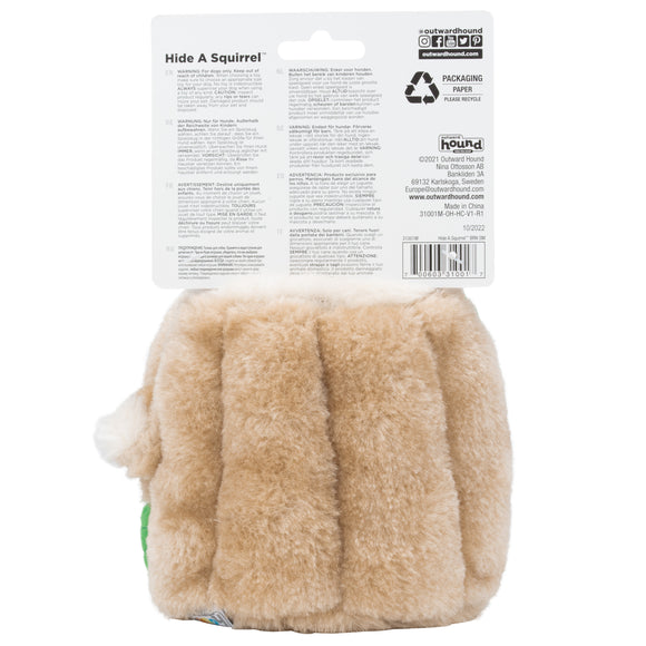 Outward Hound Hide A Squirrel Plush Puzzle Toy – Interactive Squirrel Tree, Small Size