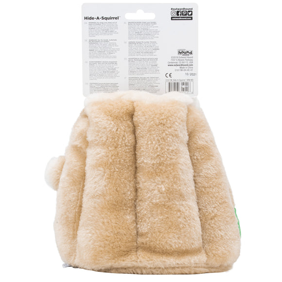 Outward Hound Hide A Squirrel Plush Puzzle Toy – Interactive Squirrel Tree, Small Size