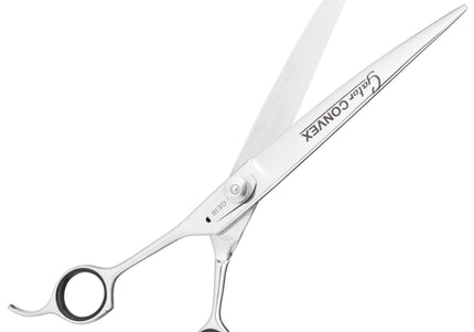 Geib Gator Lefty Convex Scissors 8.5" – Japanese Stainless Steel, Micro-Sanded, Straight, Left-Handed