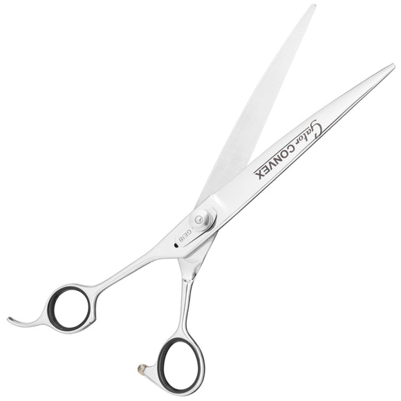 Geib Gator Lefty Convex Scissors 8.5" – Japanese Stainless Steel, Micro-Sanded, Straight, Left-Handed