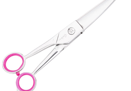 Geib Gator Left Curved Scissors – 10" Japanese Stainless Steel, Left-Handed, Precision Grooming Tool