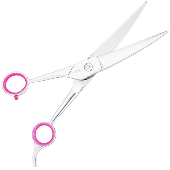 Geib Gator Left Curved Scissors – 10" Japanese Stainless Steel, Left-Handed, Precision Grooming Tool
