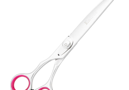 Geib Entree Left Curved Grooming Scissor 8.5" – Japanese Steel, Left-Handed Precision