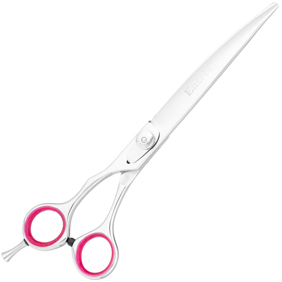 Geib Entree Left Curved Grooming Scissor 8.5" – Japanese Steel, Left-Handed Precision