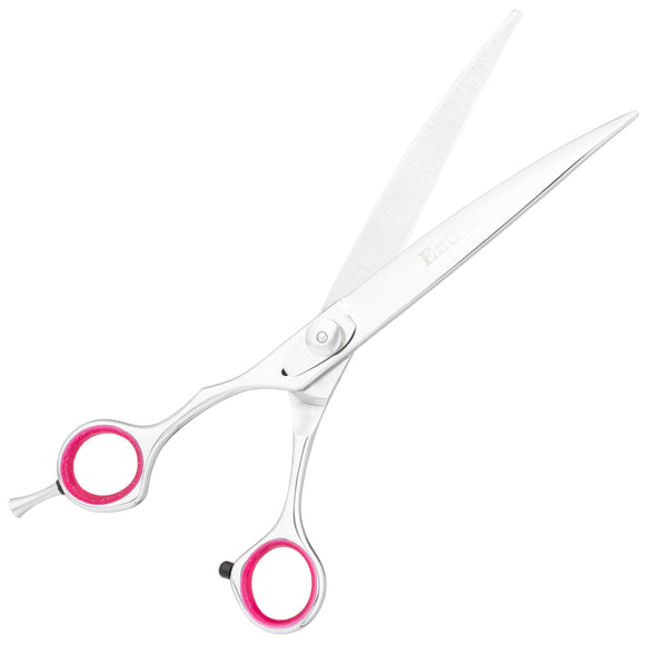 Geib Entree Left Curved Grooming Scissor 8.5" – Japanese Steel, Left-Handed Precision