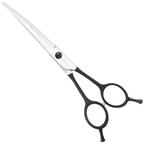 Geib Gator Trim 'n' Cut Safety Curved Scissors 5.5in – Lightweight, Sharp Blade with Teflon Handle