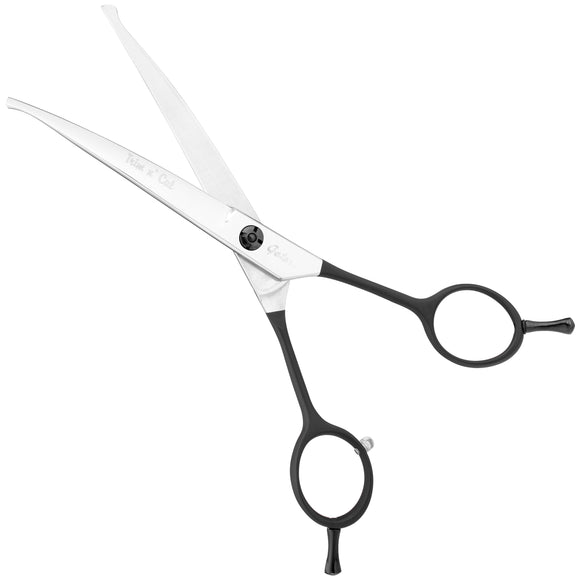 Geib Gator Trim 'n' Cut Safety Curved Scissors 5.5in – Lightweight, Sharp Blade with Teflon Handle