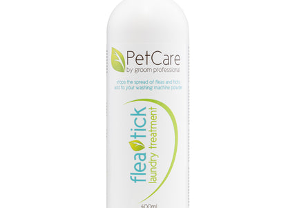 Groom Professional Flea & Tick Laundry Treatment 400ml – Powerful Laundry Liquid Eliminates Parasites