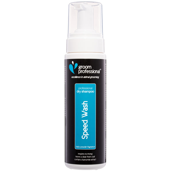 Groom Professional Speed Wash Waterless Foam 200ml – Quick-Drying No-Rinse Shampoo for Clean, Fresh Coats