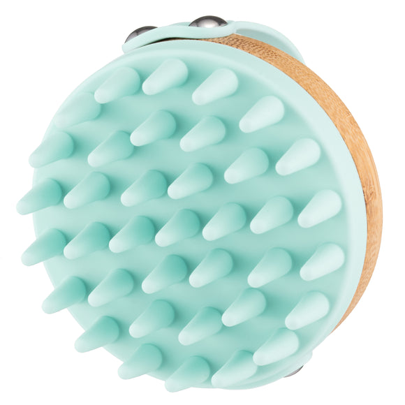 Groomi Foaminator Silicone Grooming Brush – Wet and Dry, Ergonomic Black Design