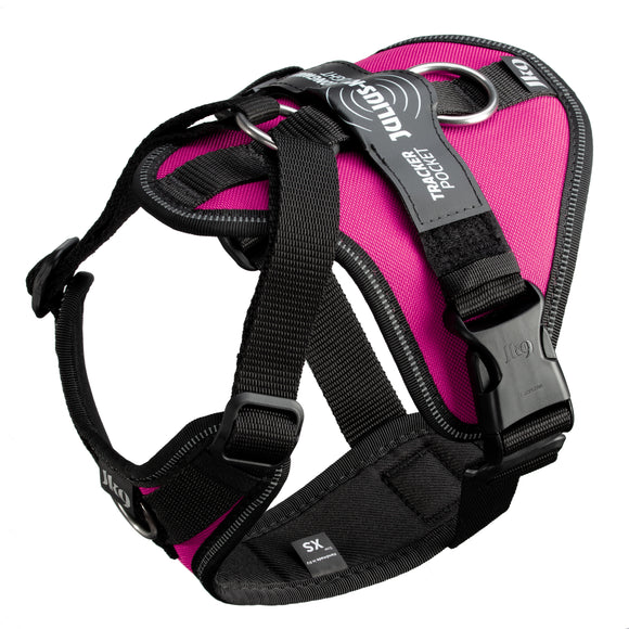Julius-K9 IDC Longwalk Light Harness Pink – Lightweight Trekking Harness with GPS Pocket, Size L