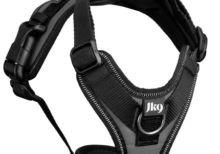 Julius-K9 IDC Longwalk Light Harness Anthracite – Lightweight Trekking Design with GPS Pocket, XS Gray