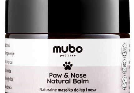 Mubo Paw & Nose Natural Balm 50g – Nourishing Butter Blend, Soothes and Protects Skin