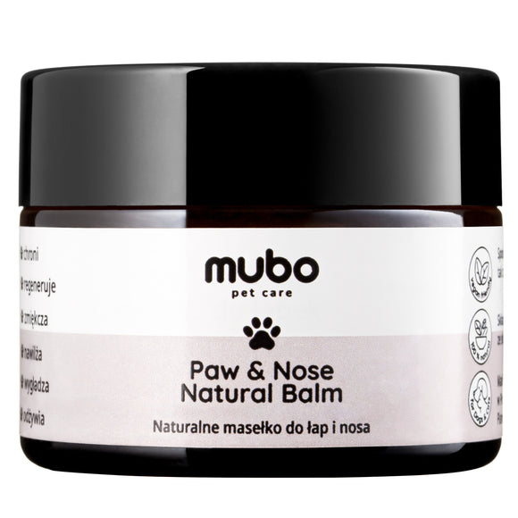 Mubo Paw & Nose Natural Balm 50g – Nourishing Butter Blend, Soothes and Protects Skin