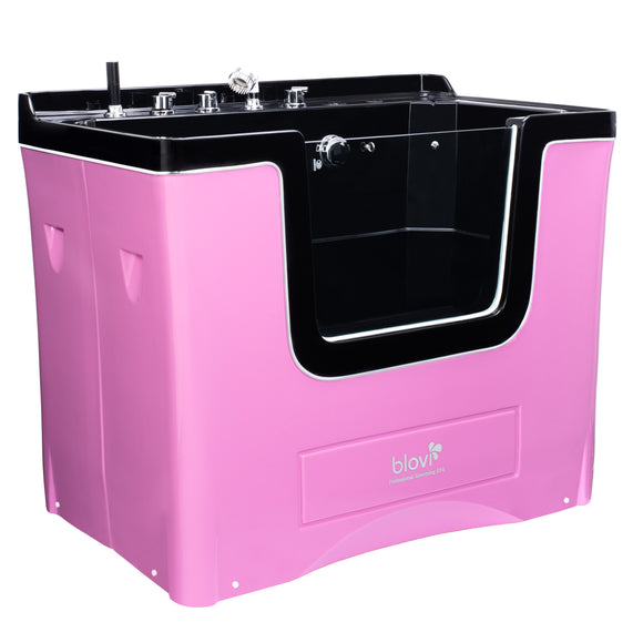 Blovi Professional Grooming SPA Bathtub – Ozone, Micro Bubble, Hydromassage, 120x73x95cm, White