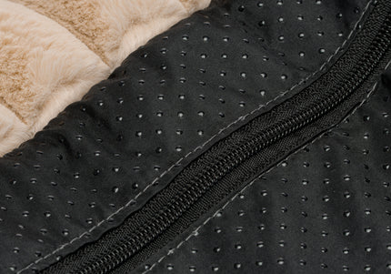 Biglo Cobe Beige Dog Bed Sofa – Comfortable Soft Cushion, Medium Size