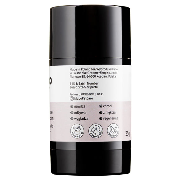 Mubo Paw & Nose Natural Balm Stick 25g – Nourishing Butter Formula, Convenient Application